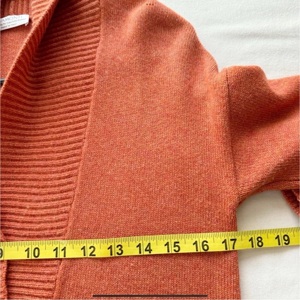Brunello Cucinelli Rust Open Cardigan - Picture 8 of 10